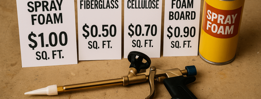 Cost Comparison Spray Foam Insulation