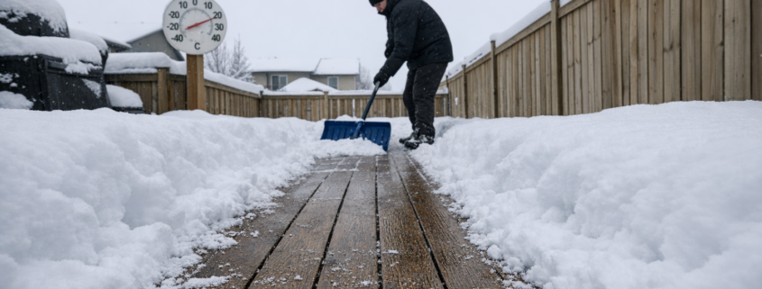 Vinyl Decking Alberta Winter Proof