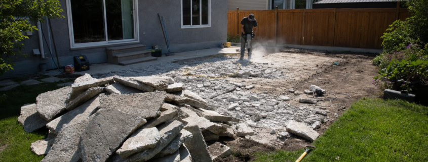 Concrete Patio Removal in Calgary: Cost, Process, and What Comes Next